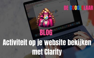 Activiteit op je website bekijken met Clarity